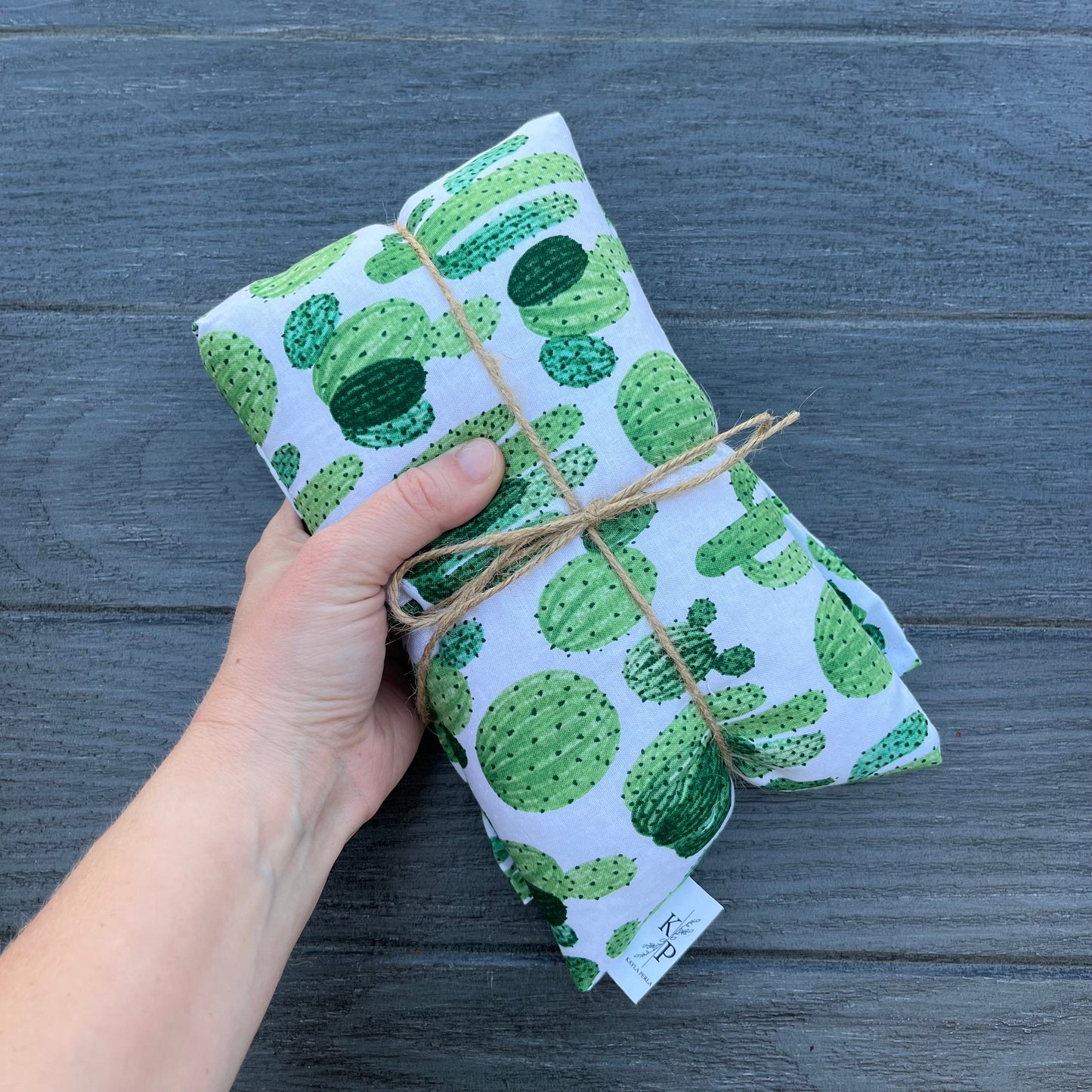 Cactus - Lavender Rice Bag - Large Hot and Cold Pack