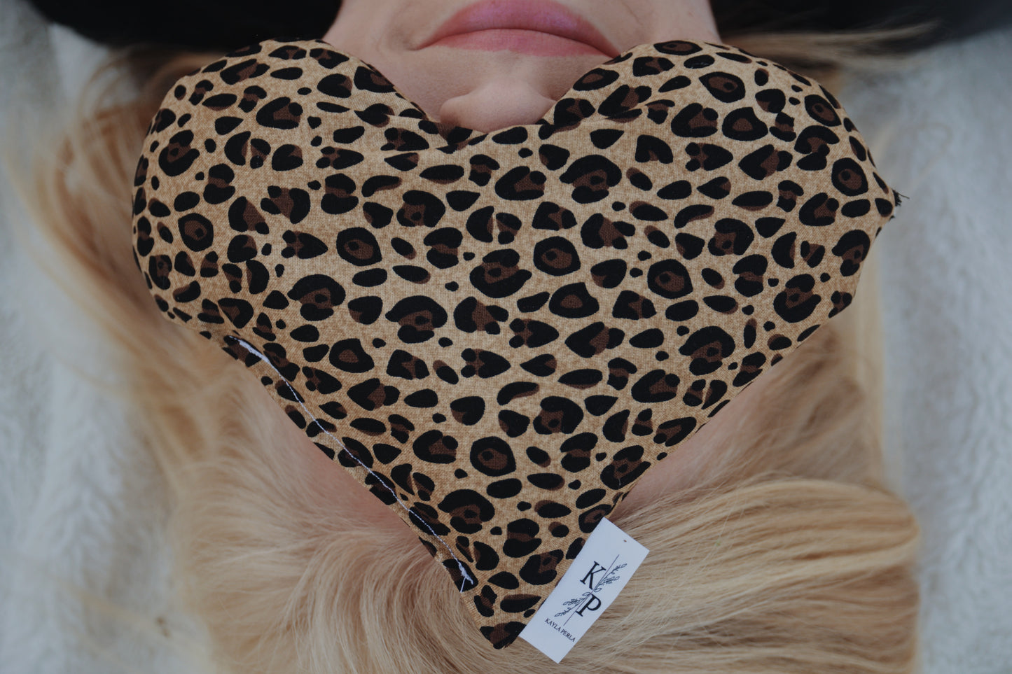 Cheetah Print - Heart Bag - Hot and Cold Pack