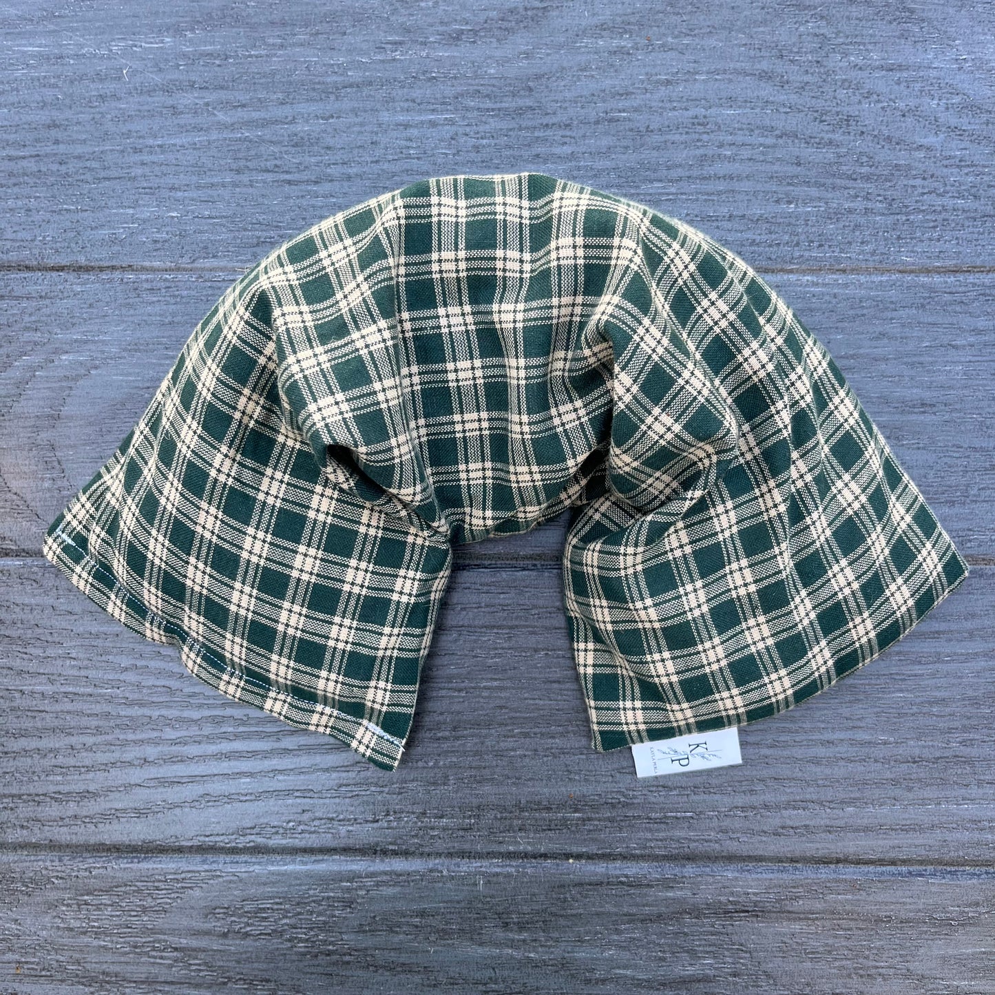 Green Plaid - Lavender Rice Bag - Large Hot and Cold Pack