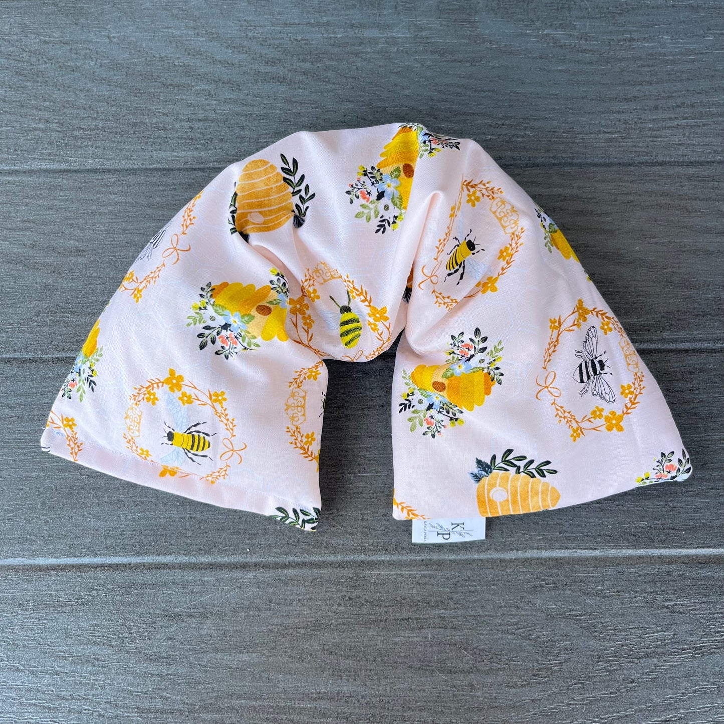 Honey Bees - Lavender Rice Bag - Large Hot and Cold Pack