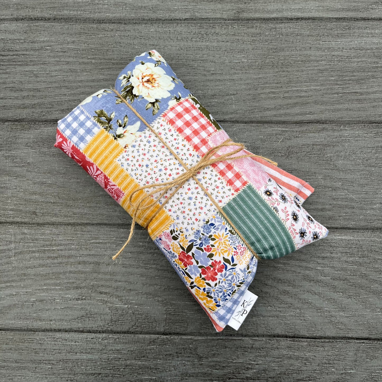 Old Fashion Patchwork - Lavender Rice Bag - Large Hot and Cold Pack