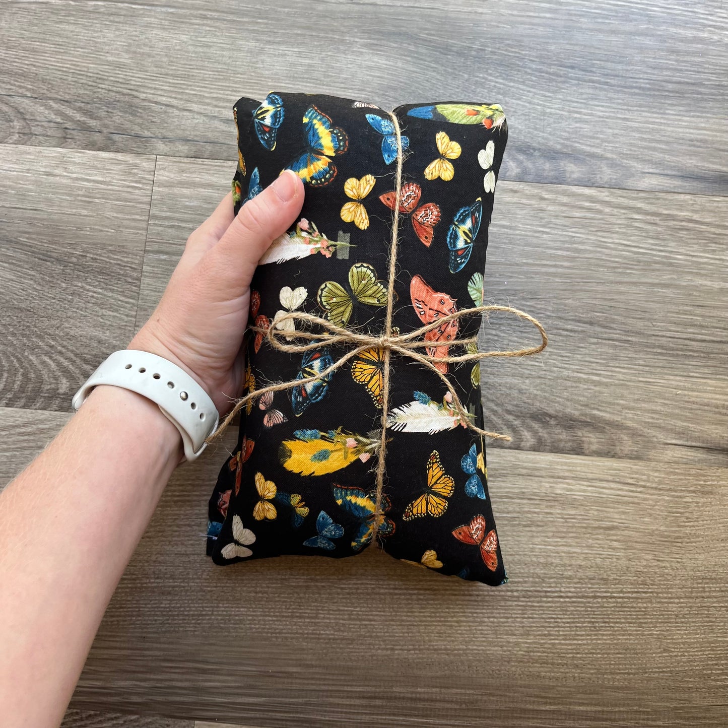 Butterfly Garden - Lavender Rice Bag - Large Hot and Cold Pack