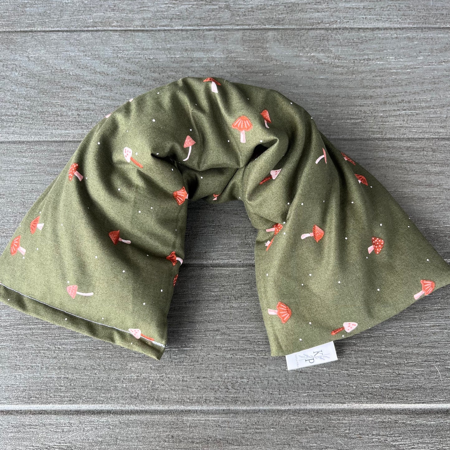Tiny Mushrooms- Lavender Rice Bag - Large Hot and Cold Pack