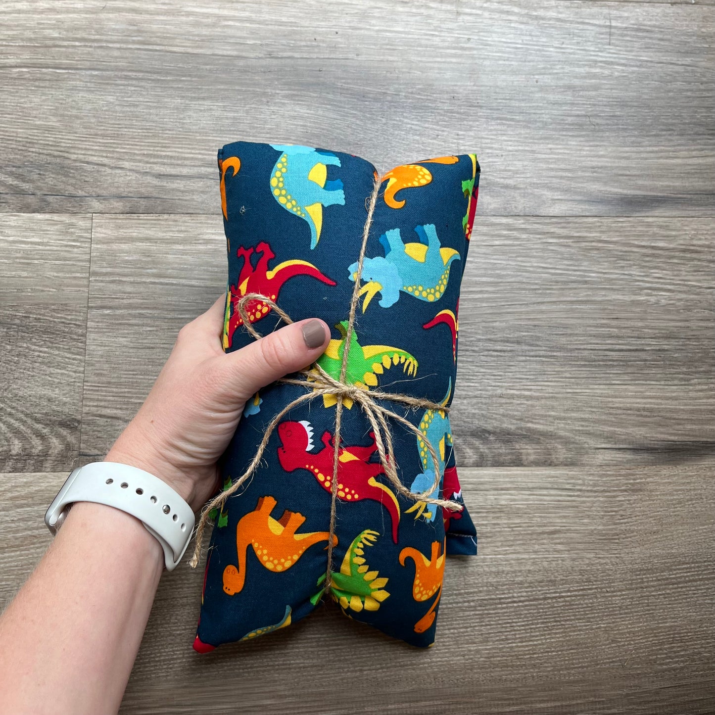 Dinosaurs - Lavender Rice Bag - Large Hot and Cold Pack