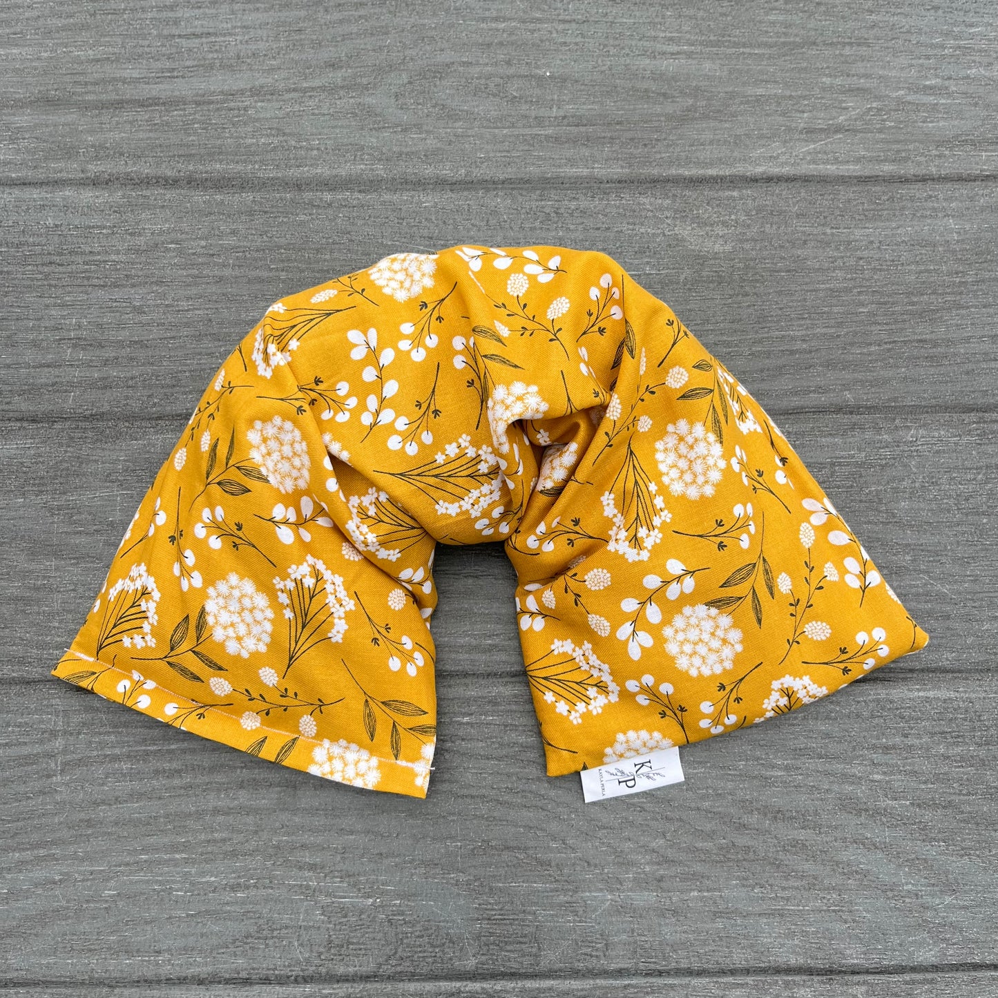 Golden Flower - Lavender Rice Bag - Large Hot and Cold Pack