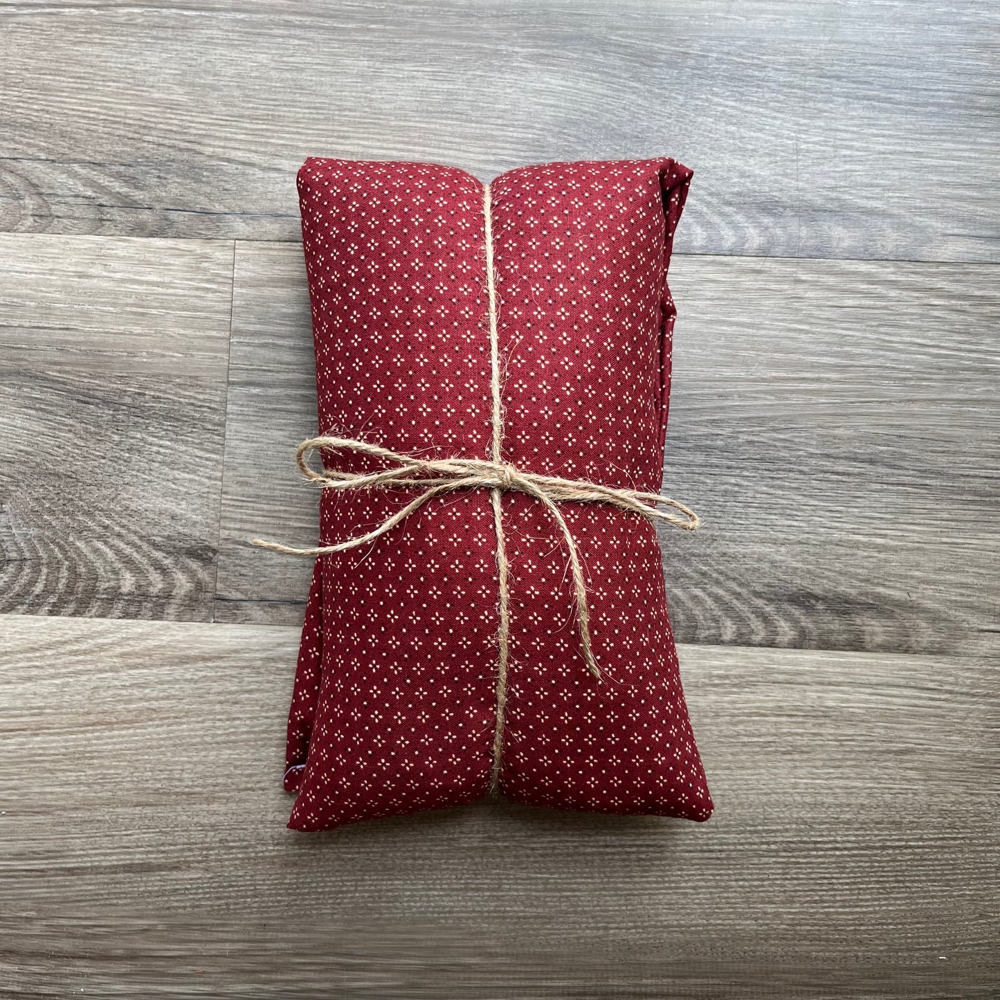 Red - Lavender Rice Bag - Large Hot and Cold Pack