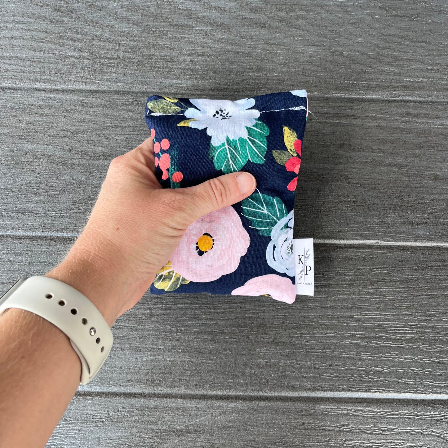 Blue Floral - Boo-Boo Bag - Small Hot and Cold Pack