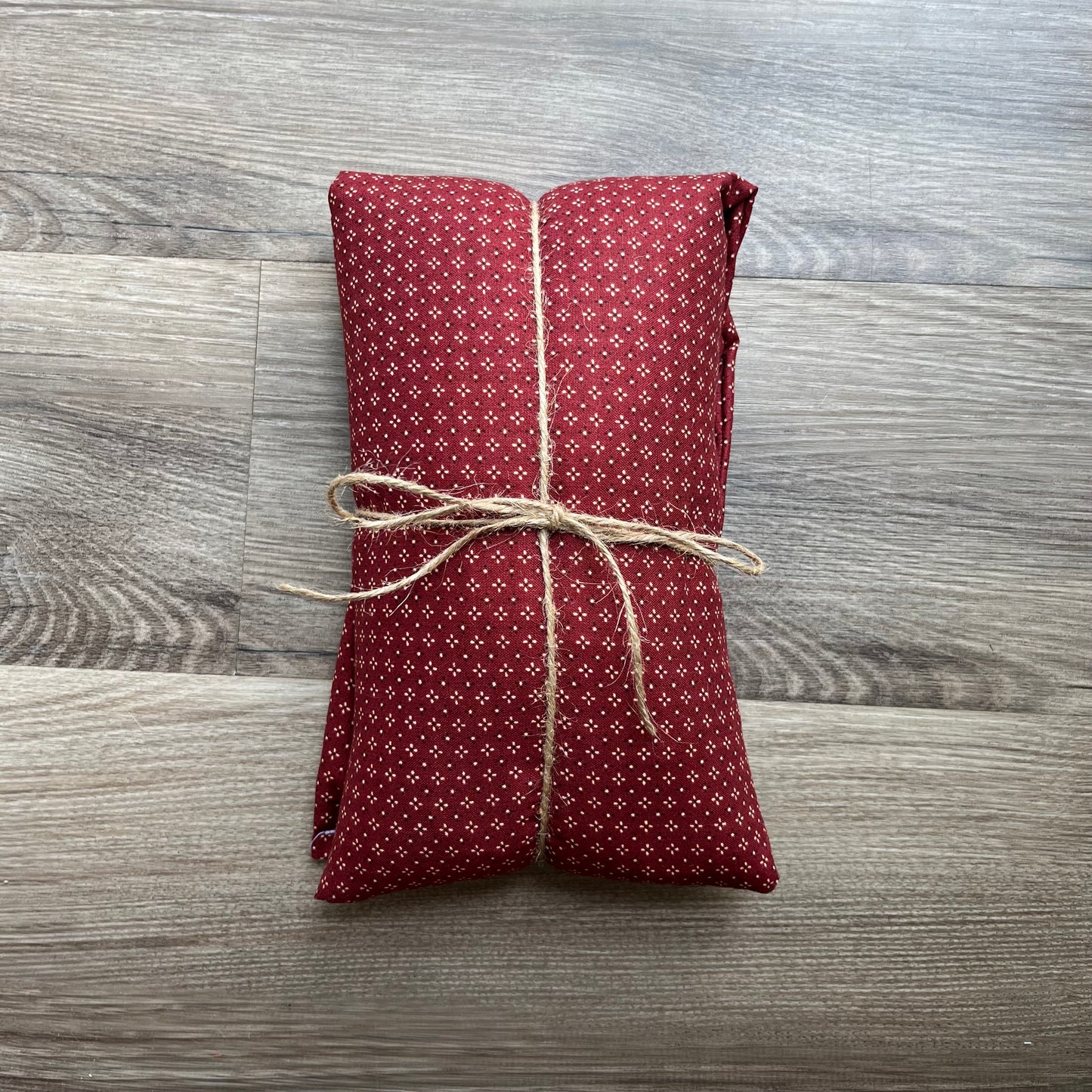 Red - Lavender Rice Bag - Large Hot and Cold Pack