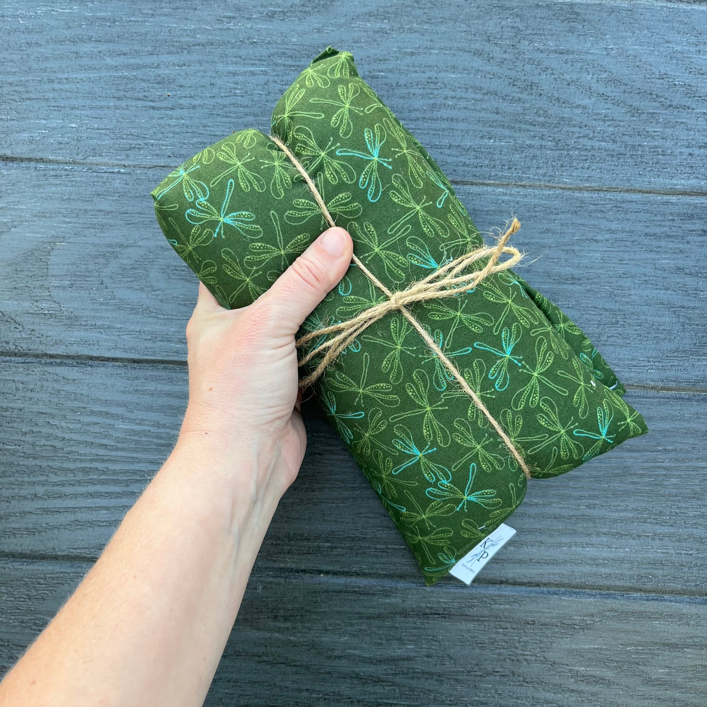 Dragonflies - Lavender Rice Bag - Large Hot and Cold Pack