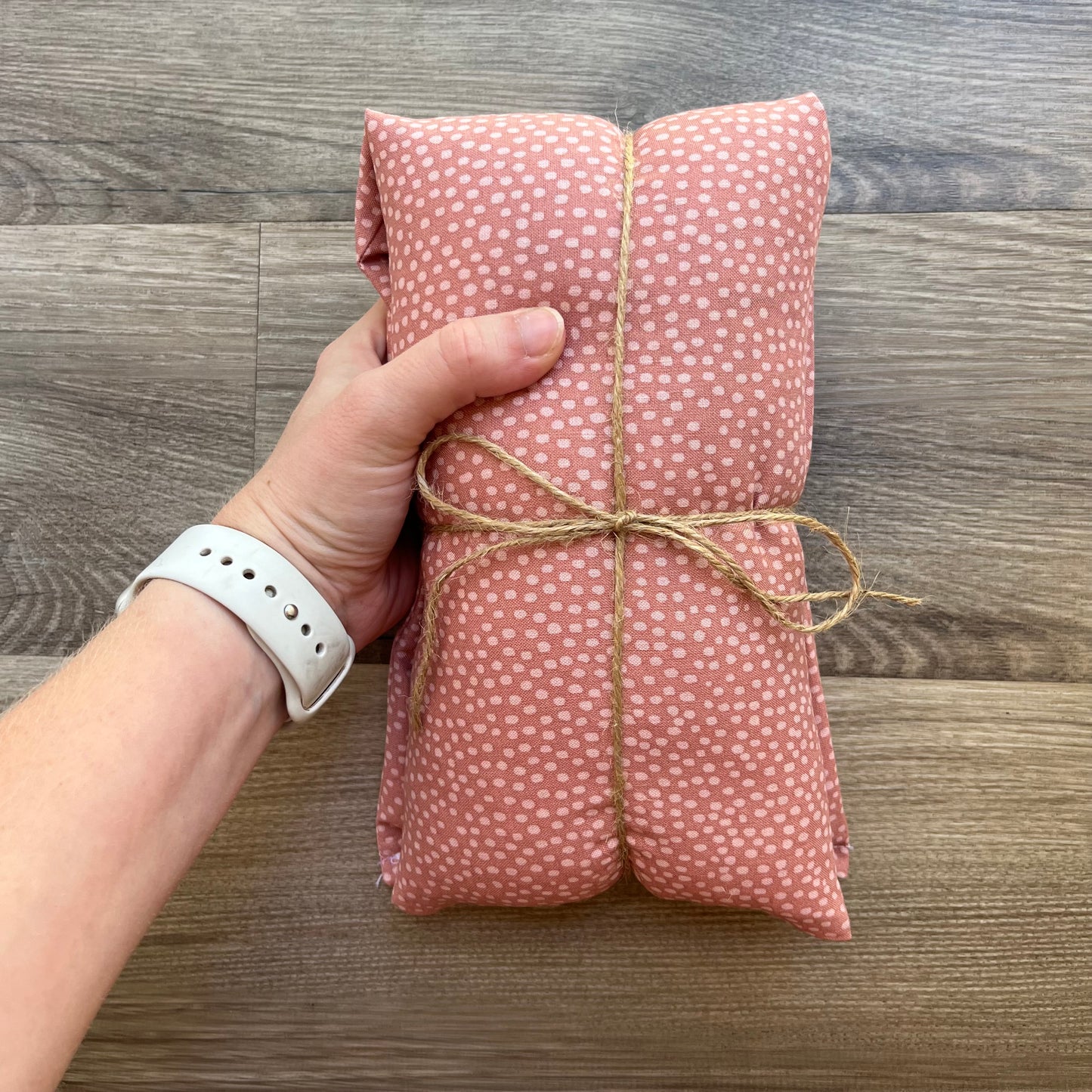 Pink Dots - Lavender Rice Bag - Large Hot and Cold Pack