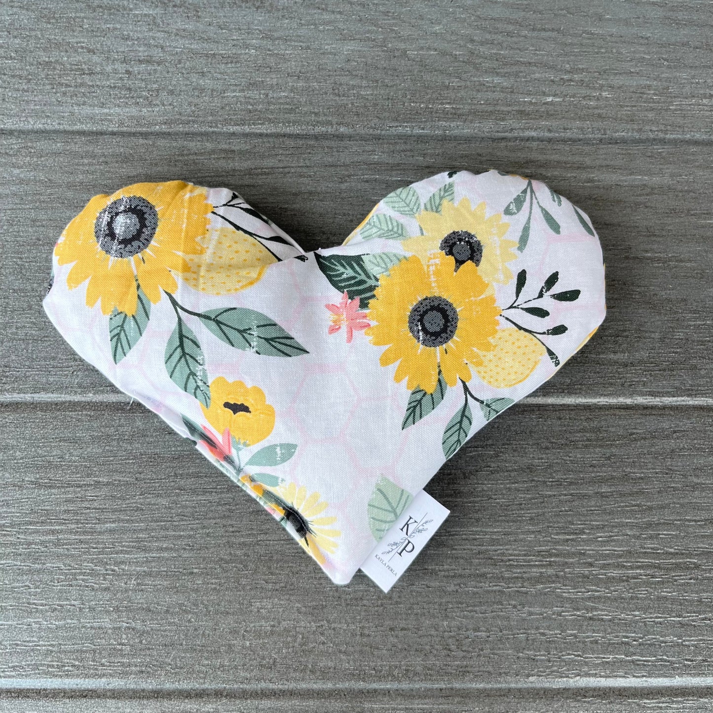 Beehive Floral - Heart Bag - Hot and Cold Pack - Eye Mask