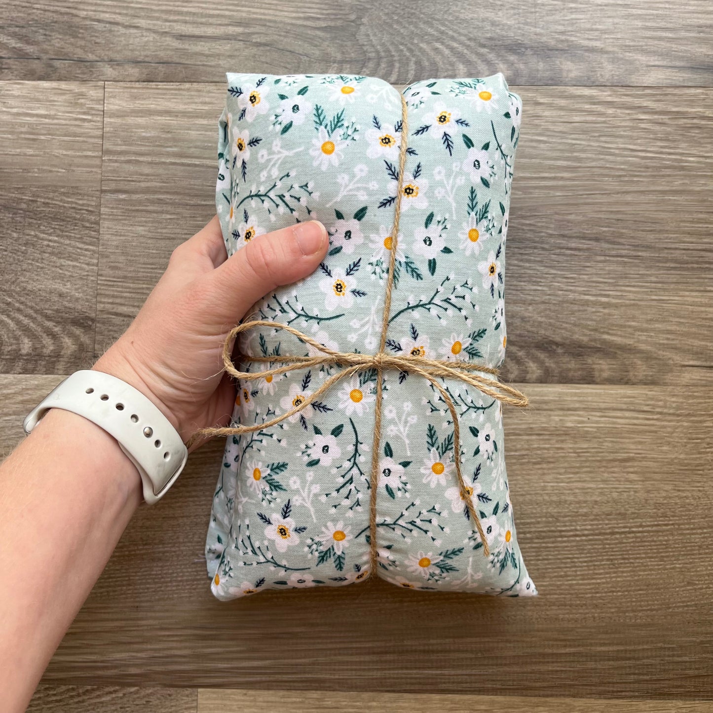 Blue Floral - Lavender Rice Bag - Large Hot and Cold Pack
