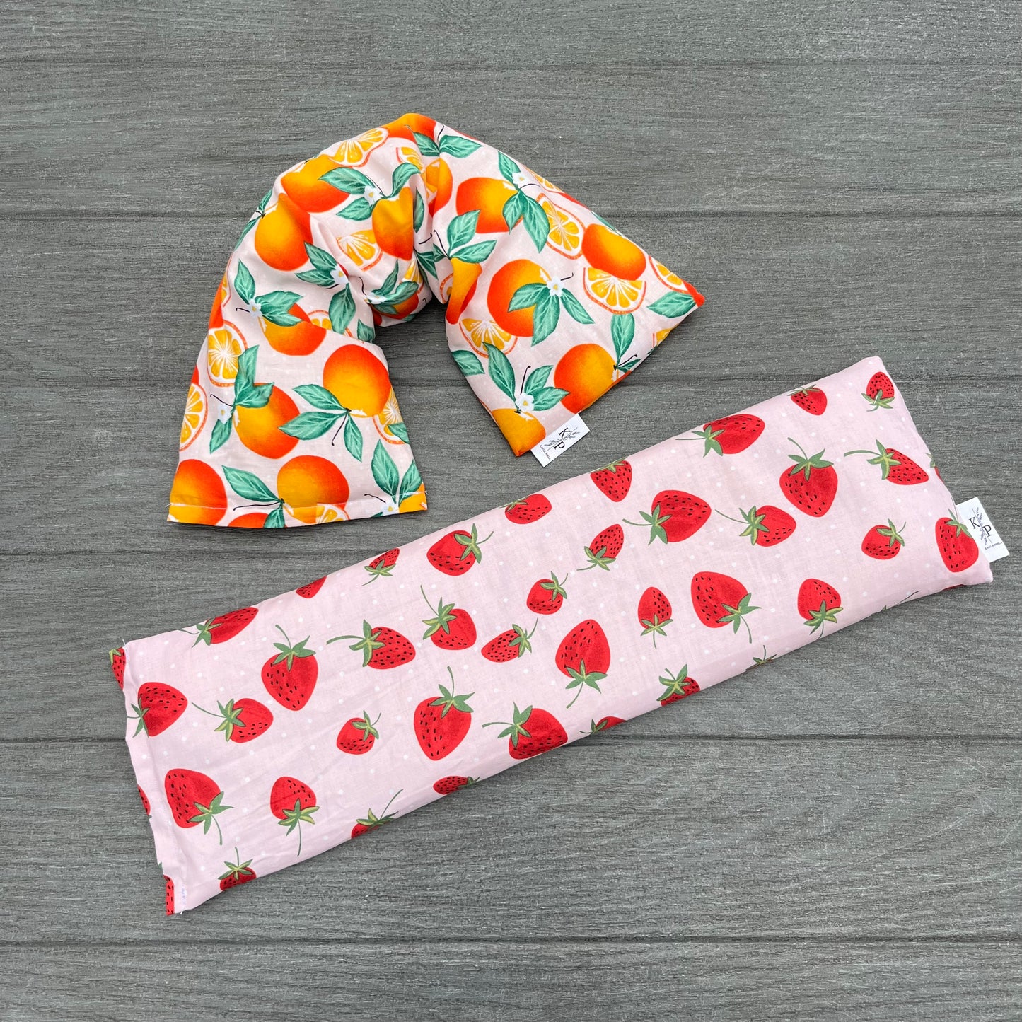 For the Love of Srawberries - Lavender Rice Bag - Large Hot and Cold Pack