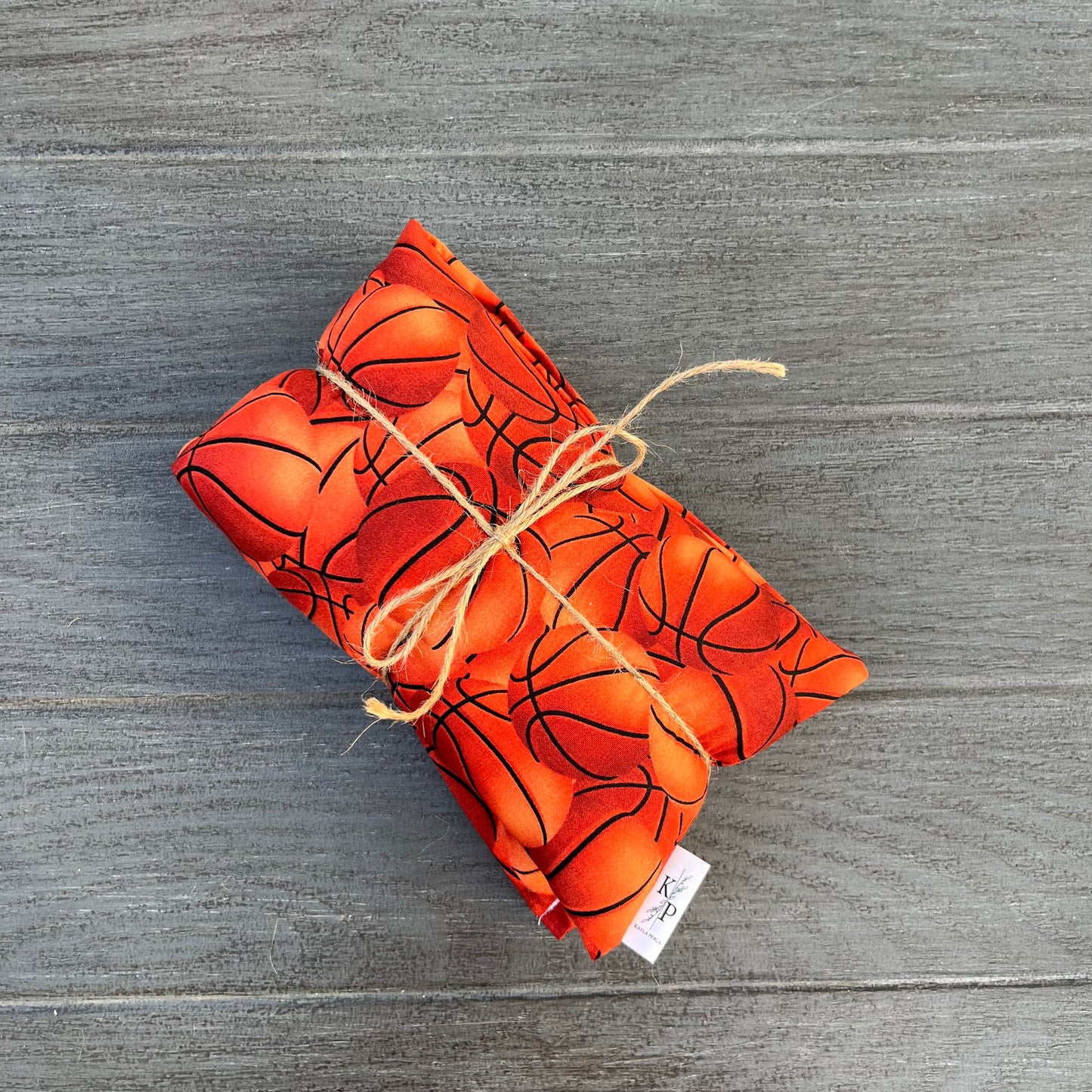 Basketball - Lavender Rice Bag - Large Hot and Cold Pack