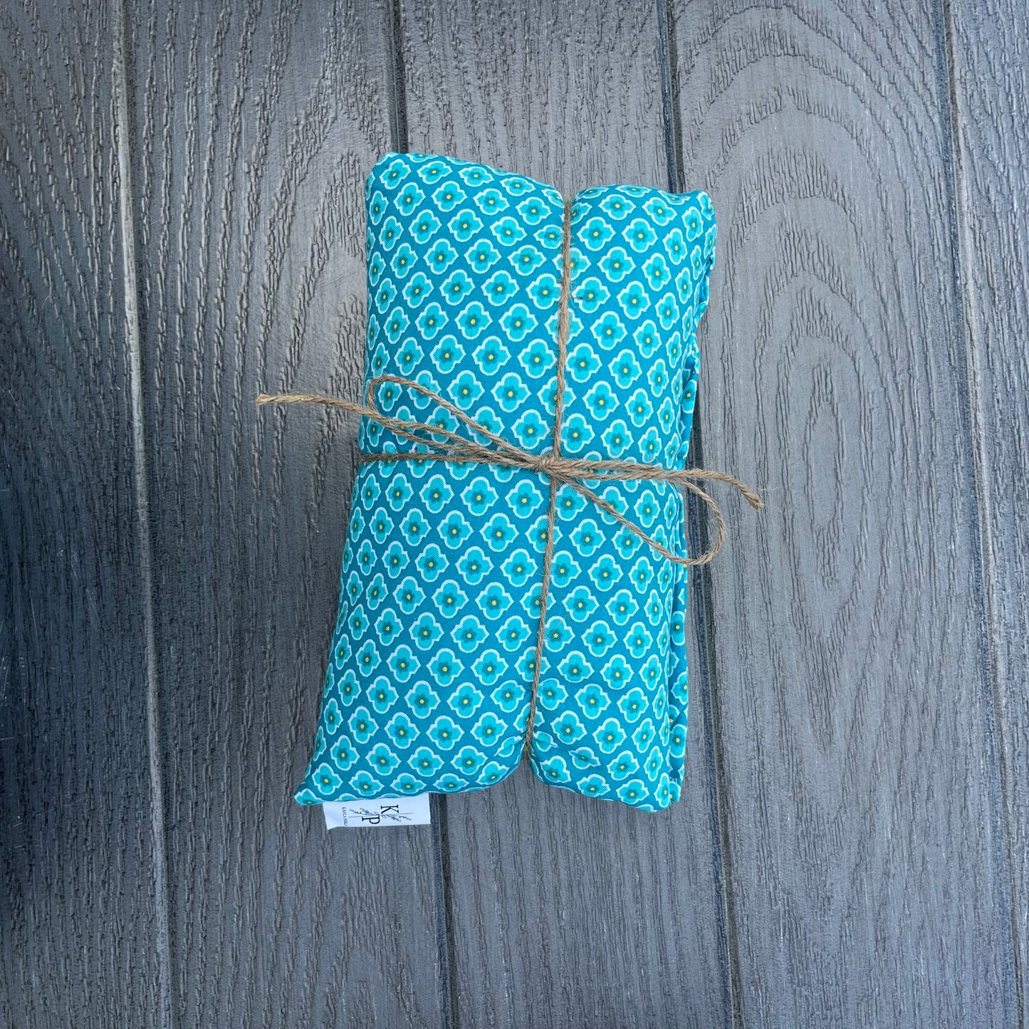 Teal - Lavender Rice Bag - Large Hot and Cold Pack