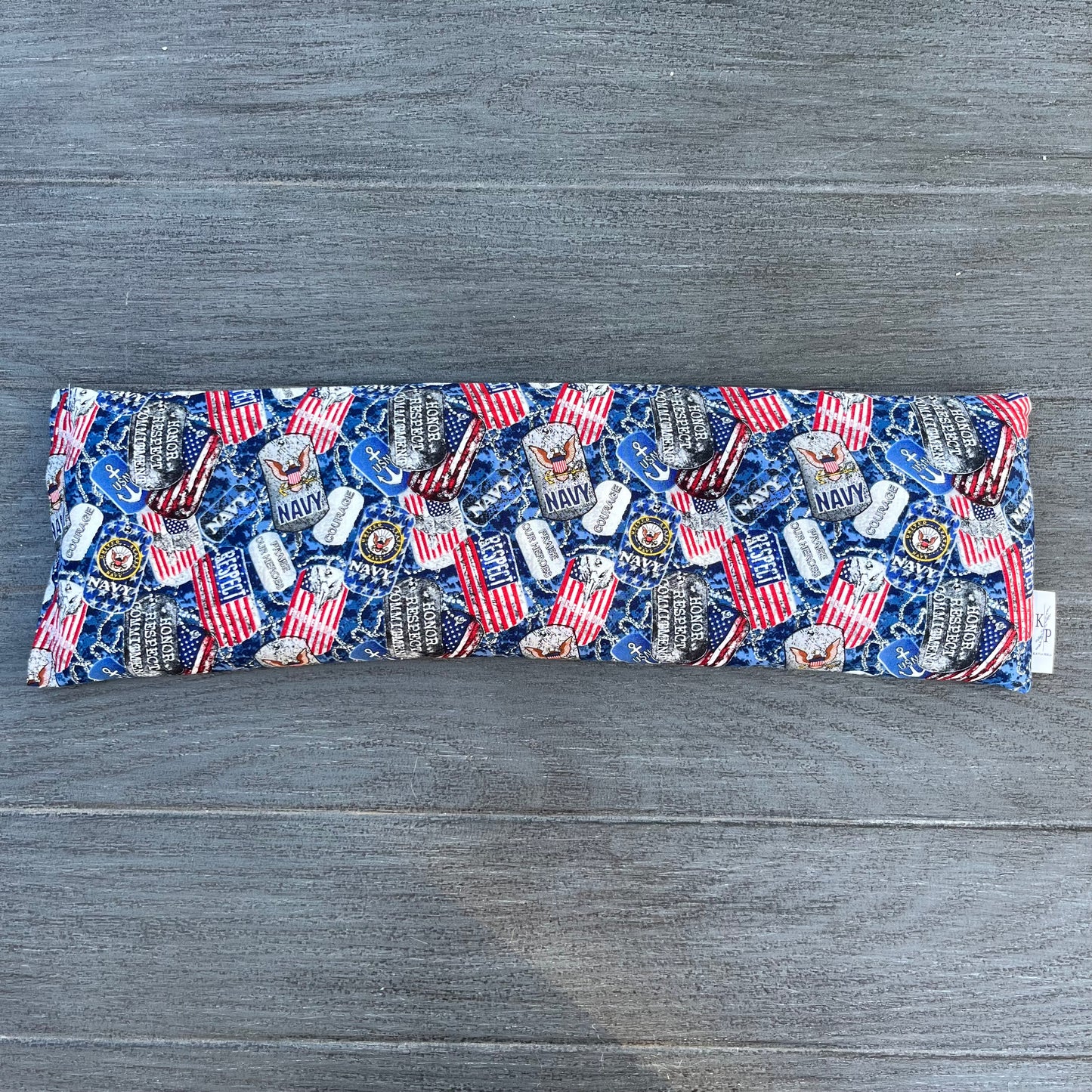 Military Print - Navy - Lavender Rice Bag - Large Hot and Cold Pack