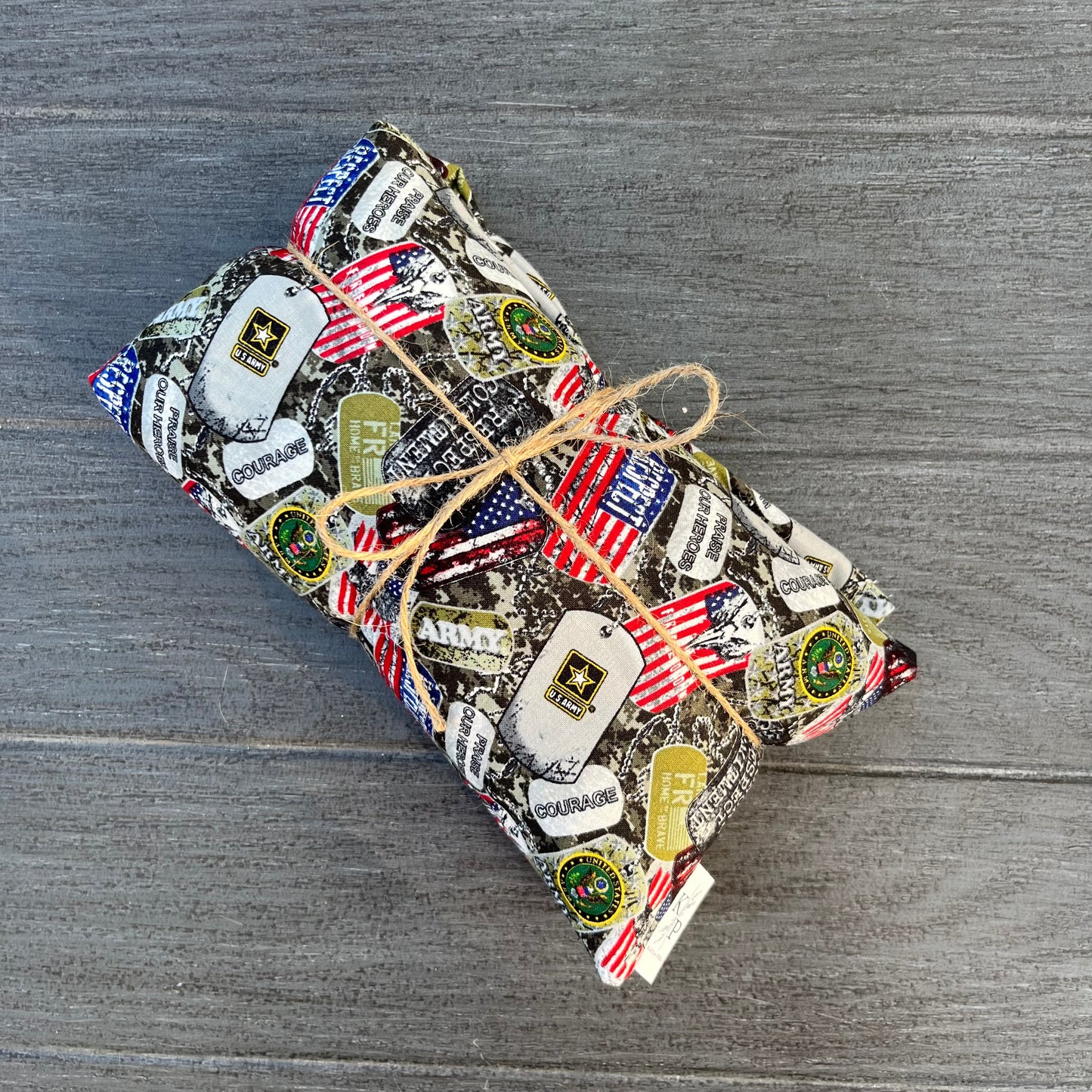 Military Print - Army - Lavender Rice Bag - Large Hot and Cold Pack