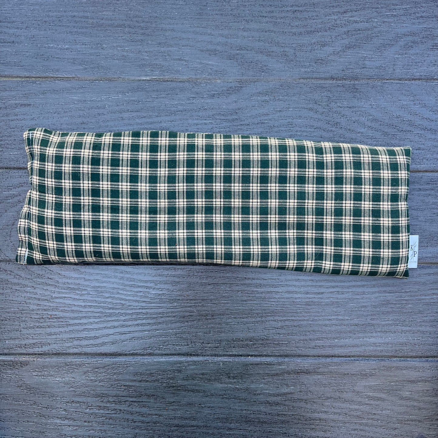 Green Plaid - Lavender Rice Bag - Large Hot and Cold Pack