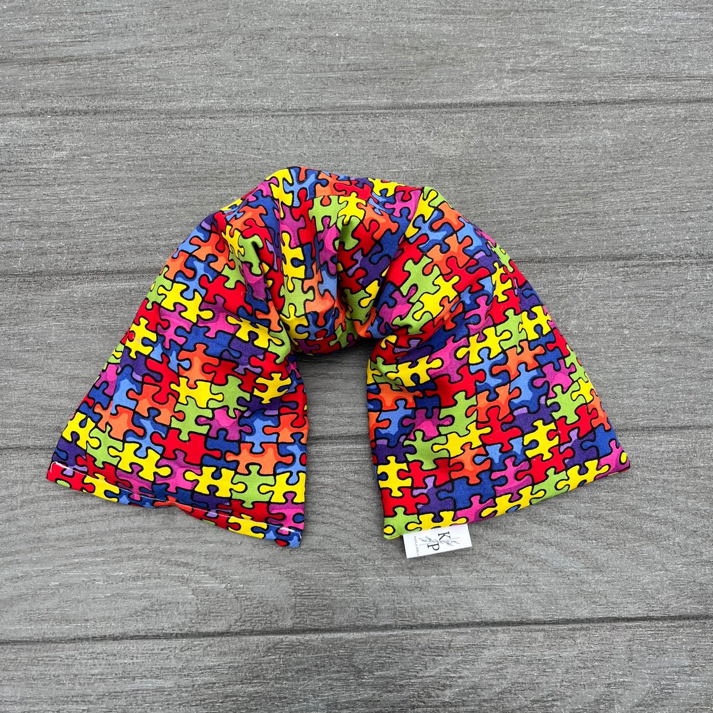 Autism Awareness - Lavender Rice Bag - Large Hot and Cold Pack