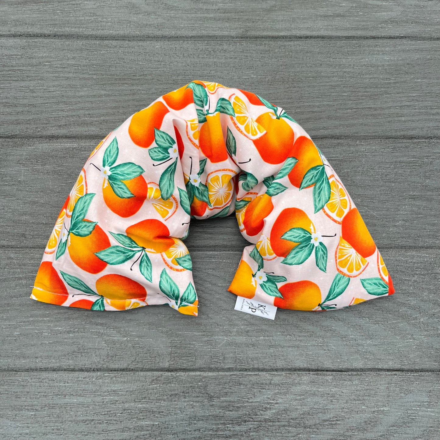 For the Love of Oranges - Lavender Rice Bag - Large Hot and Cold Pack