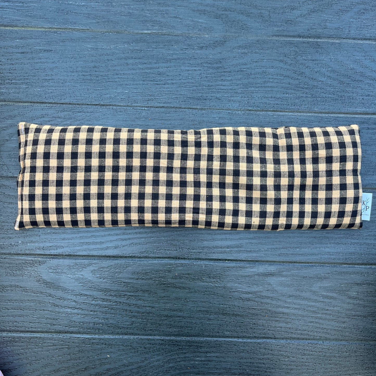 Black Plaid - Lavender Rice Bag - Large Hot and Cold Pack