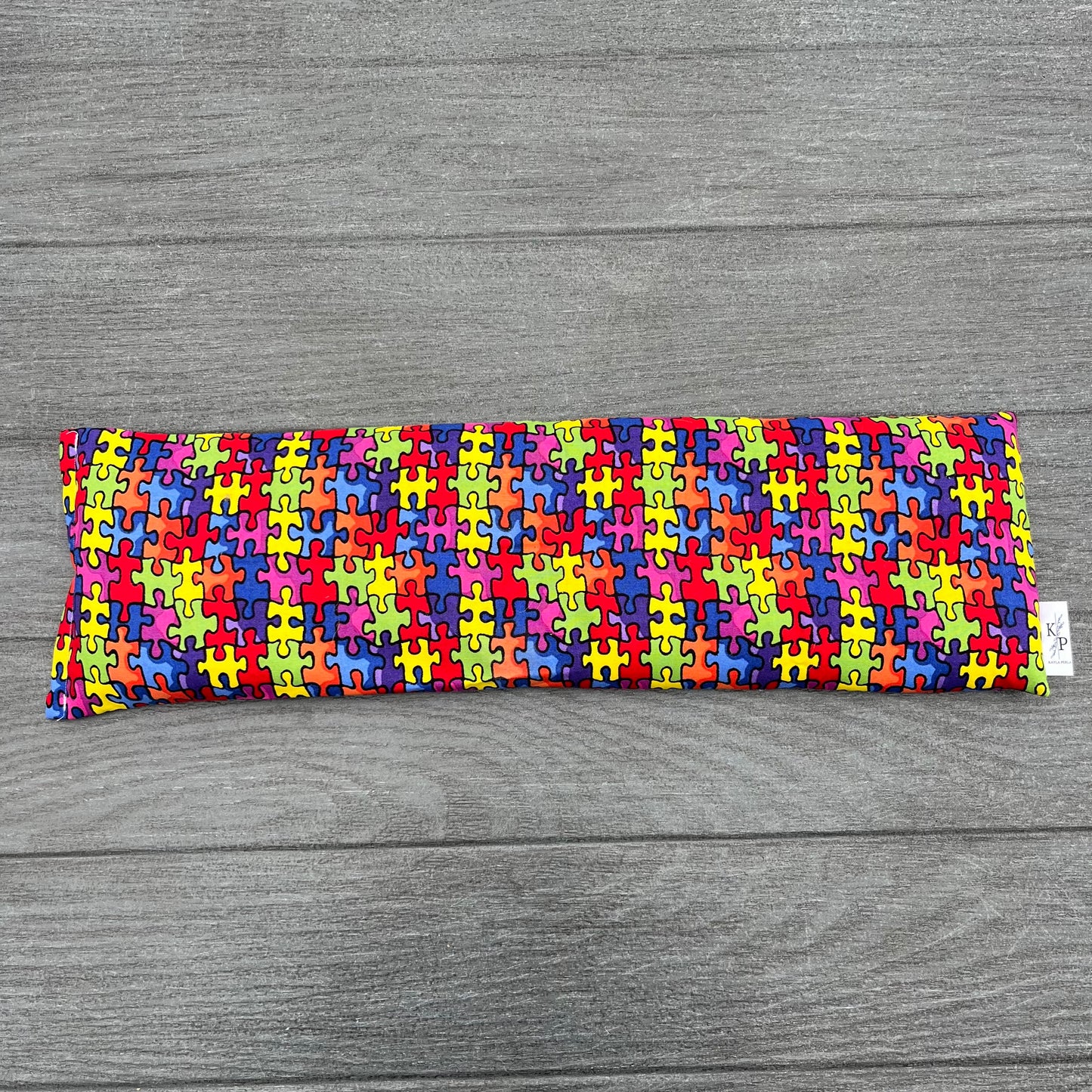 Autism Awareness - Lavender Rice Bag - Large Hot and Cold Pack