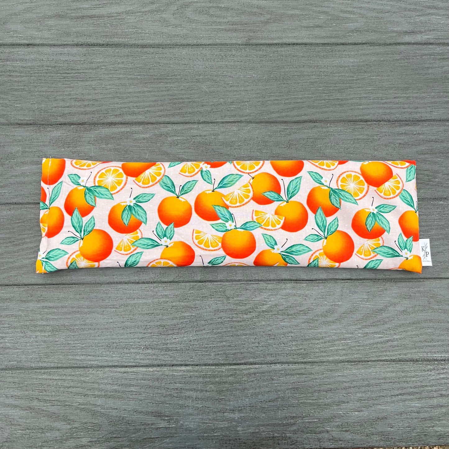 For the Love of Oranges - Lavender Rice Bag - Large Hot and Cold Pack