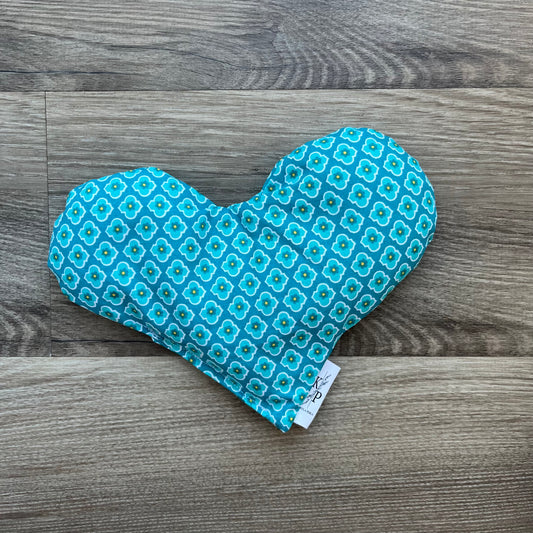 Teal - Heart Bag - Hot and Cold Pack - Eye Mask